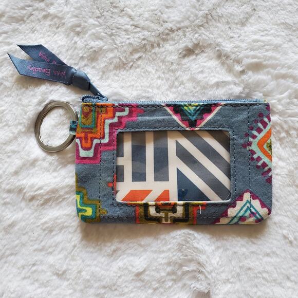 Vera Bradley Zip ID Case in Painted Medallion Pattern - Picture 2 of 4